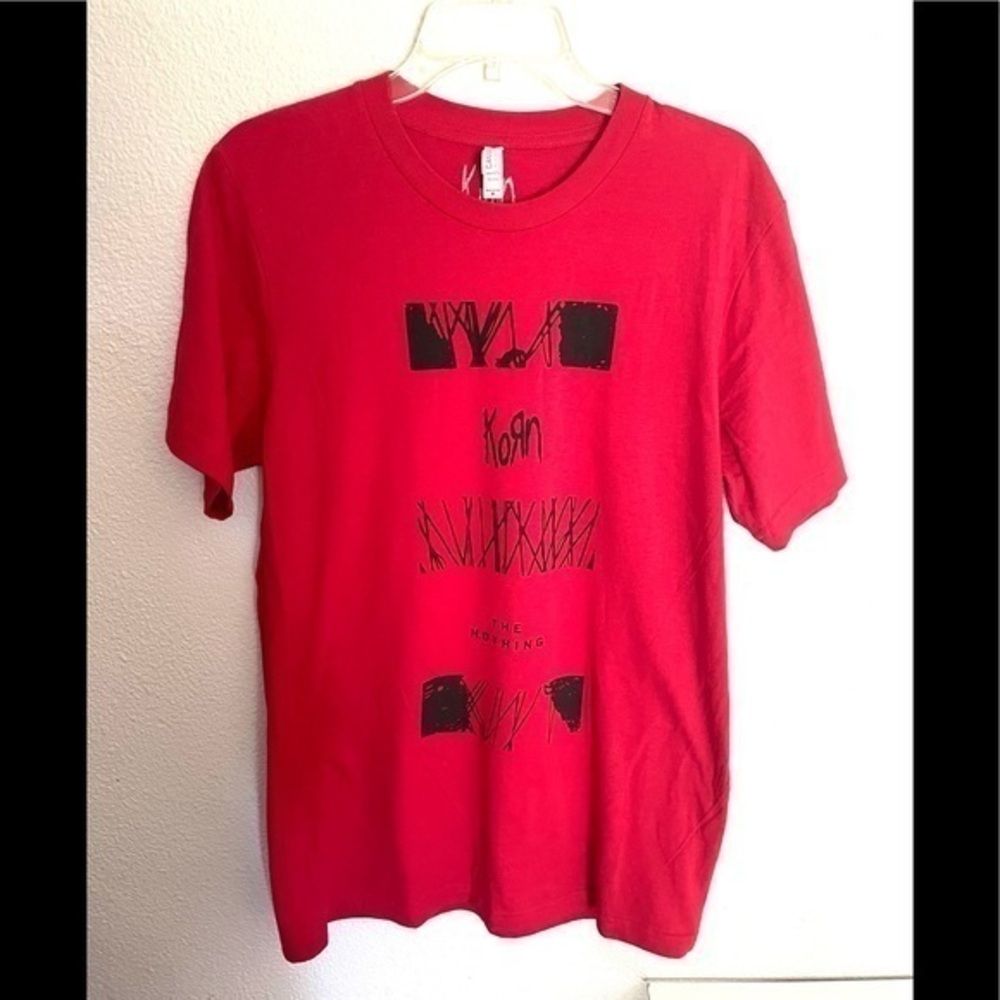 KORN THE NOTHING Red graphics T-shirt size medium